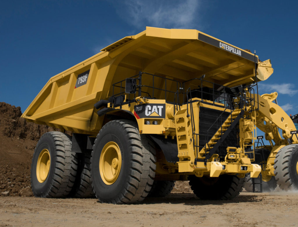 Image of Caterpillar Construction Machinery at a construction site